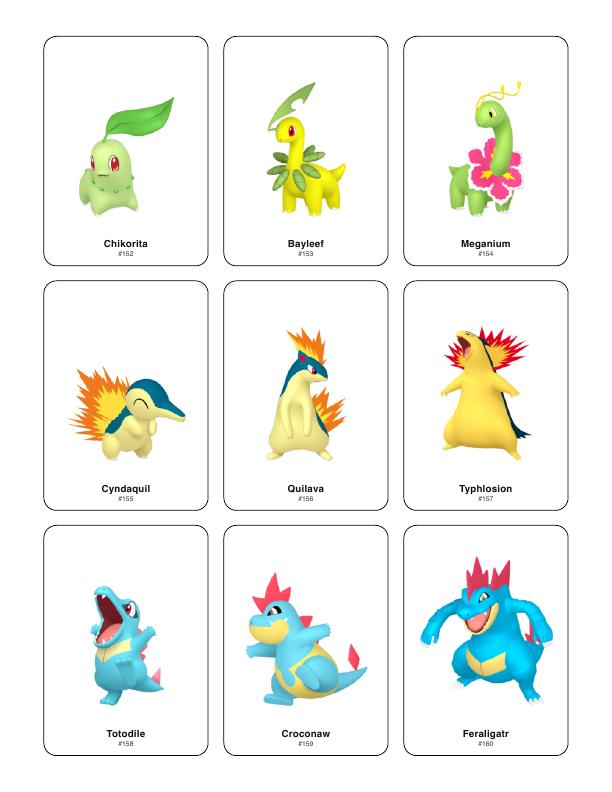 Gen 2 Johto proxy card sheet preview